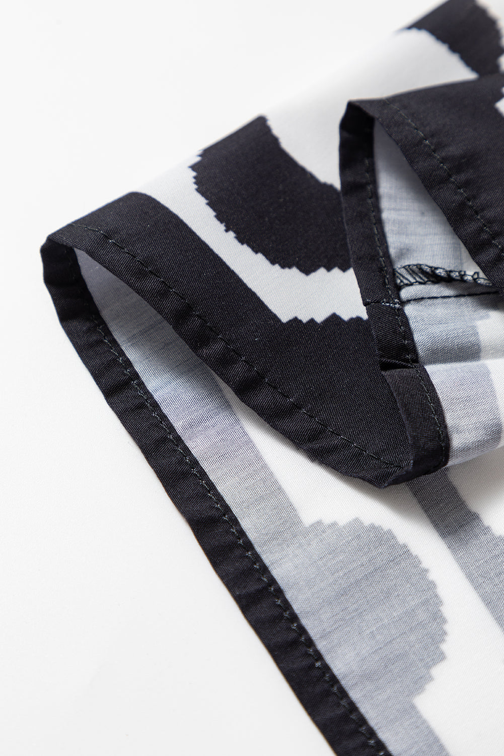 Black Abstract Dot Flower Print Tank Top