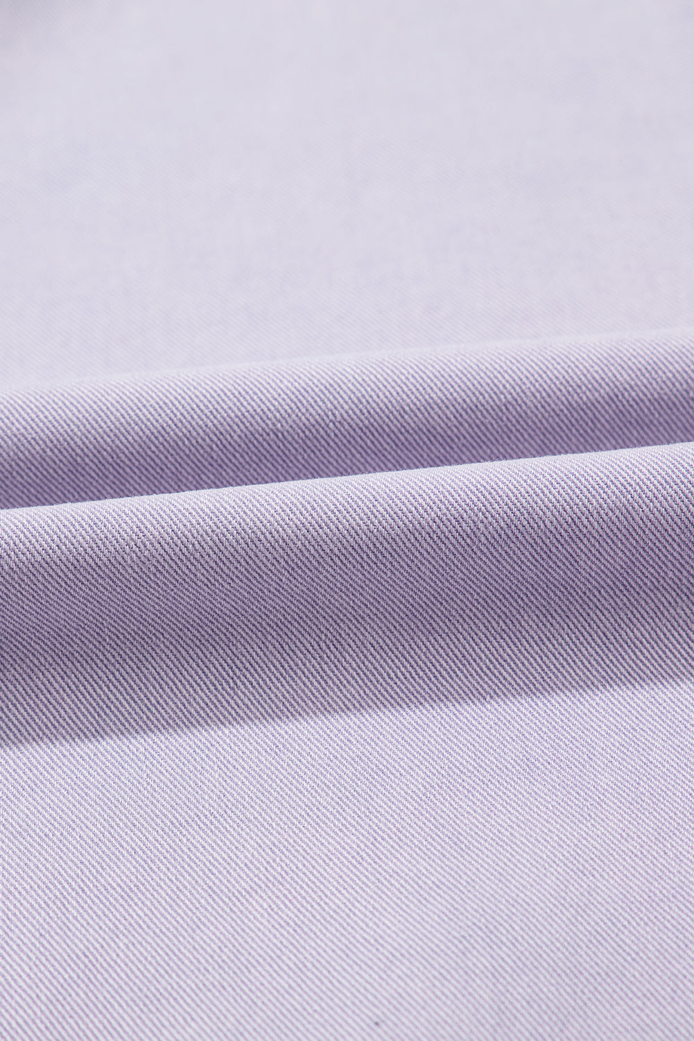 Orchid Petal Short Sleeve Double Chest Pocket Denim Shirt Dress